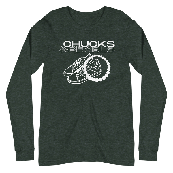 CHUCKS & PEARLS | Long Sleeve Tee